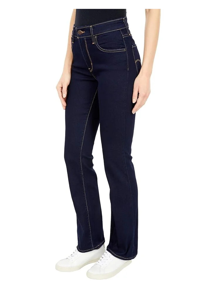 Женские джинсы Levi's 725 High-Rise Bootcut — изображение 2 из 5, темно-синий
