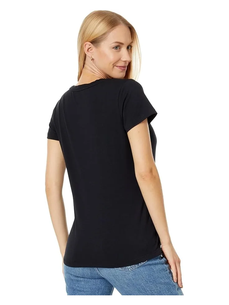 Футболка L.L.Bean Soft Stretch Supima — изображение 2 из 4, темный черный