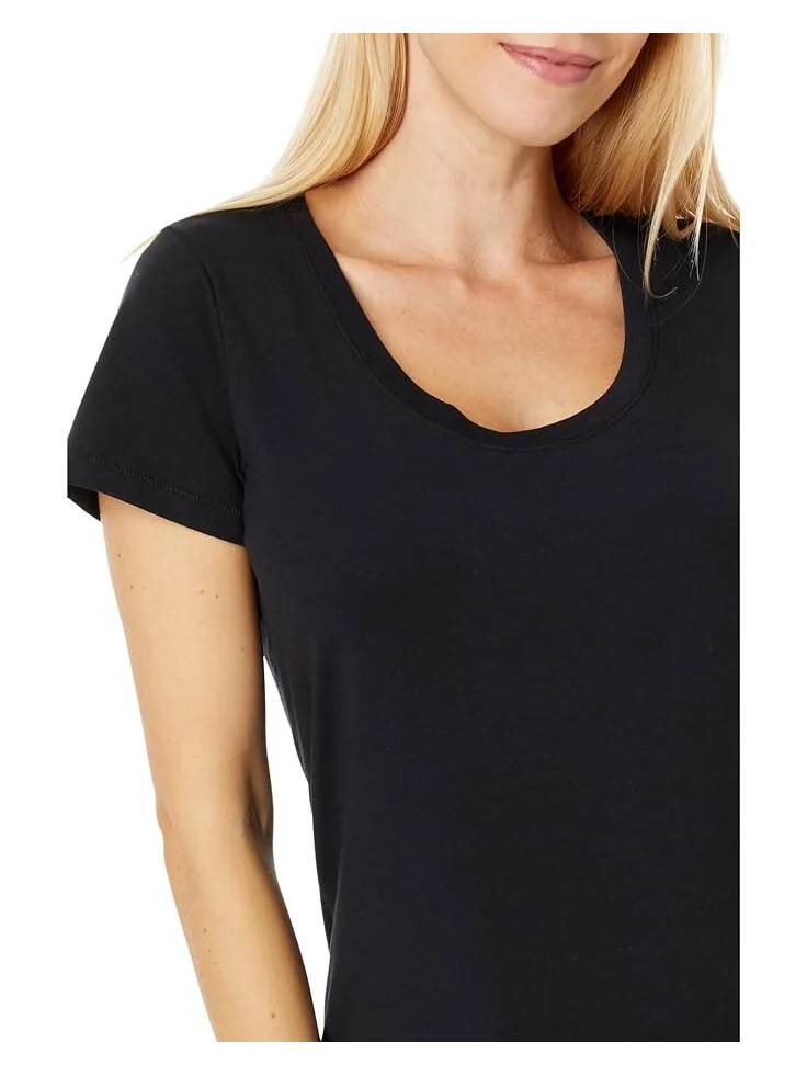 Футболка L.L.Bean Soft Stretch Supima — изображение 3 из 4, темный черный