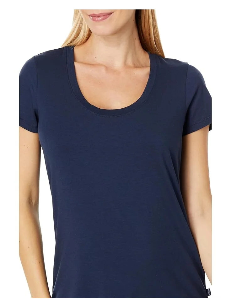 Футболка L.L.Bean Soft Stretch Supima — изображение 3 из 4, классический темно-синий