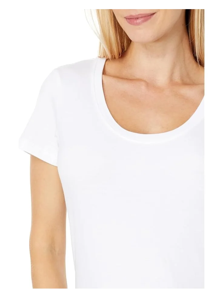 Футболка L.L.Bean Soft Stretch Supima — изображение 3 из 4, белый
