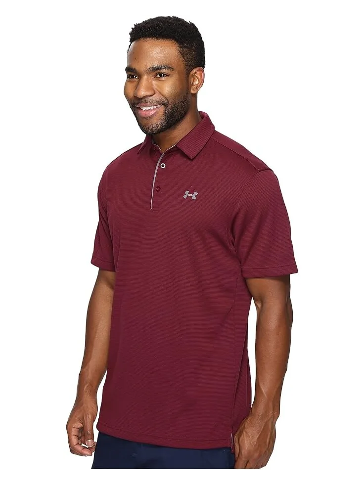 Поло Under Armour Golf Tech — изображение 2 из 4, графитовый/графитовый