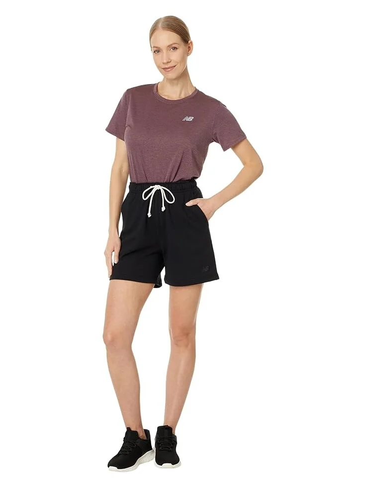 Шорты New Balance New Balance Athletics French Terry Short — изображение 4 из 4, черный