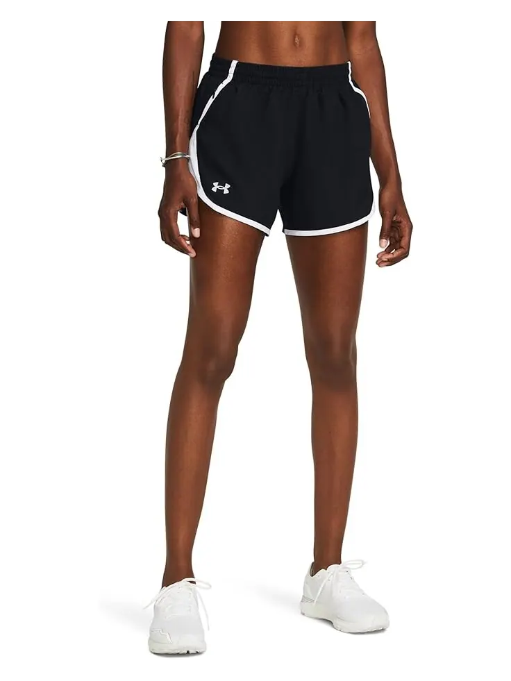 Шорты Under Armour Fly By — изображение 1 из 4, черный/белый
