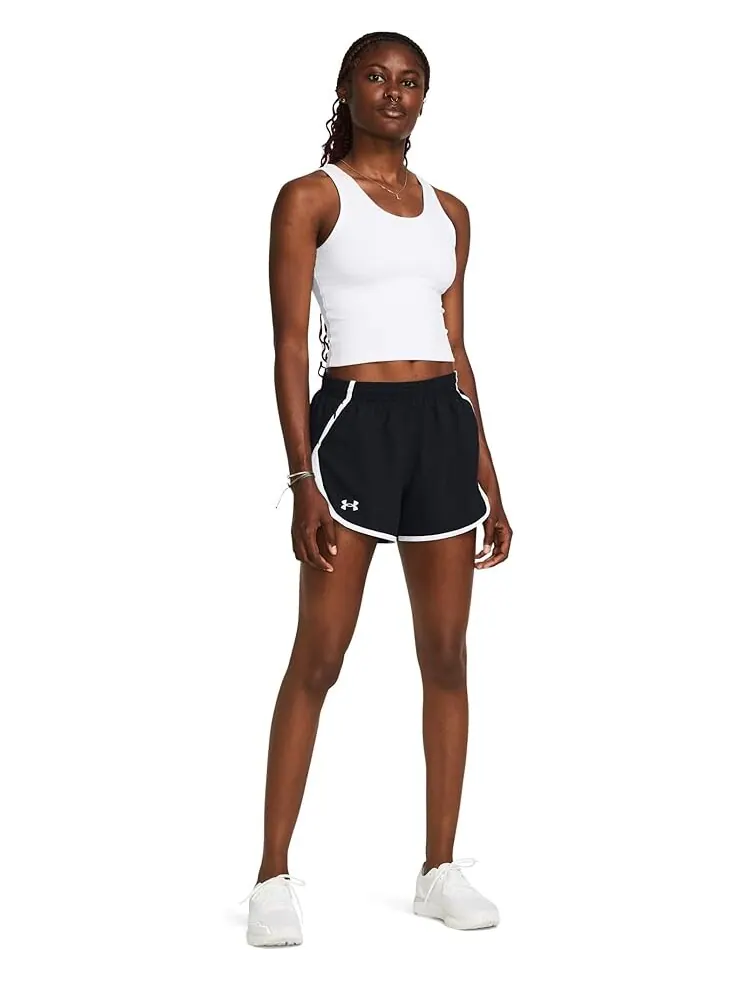 Шорты Under Armour Fly By — изображение 4 из 4, черный/белый