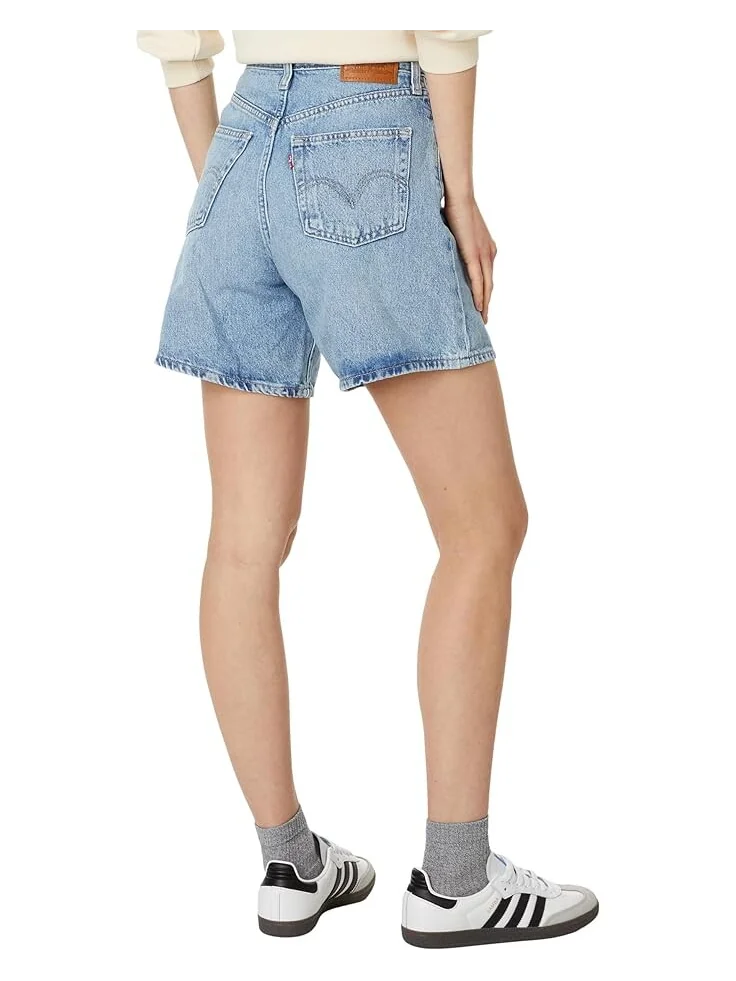 Шорты Levi's Premium High Baggy Short, цвет Far and Wide — изображение 2 из 4