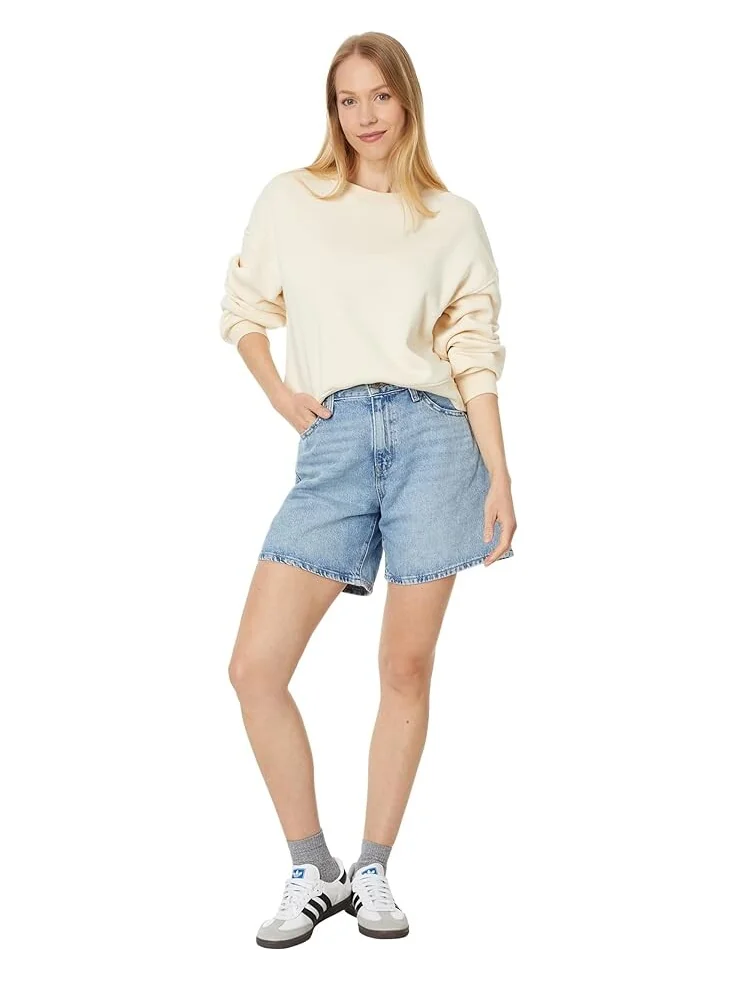 Шорты Levi's Premium High Baggy Short, цвет Far and Wide — изображение 4 из 4