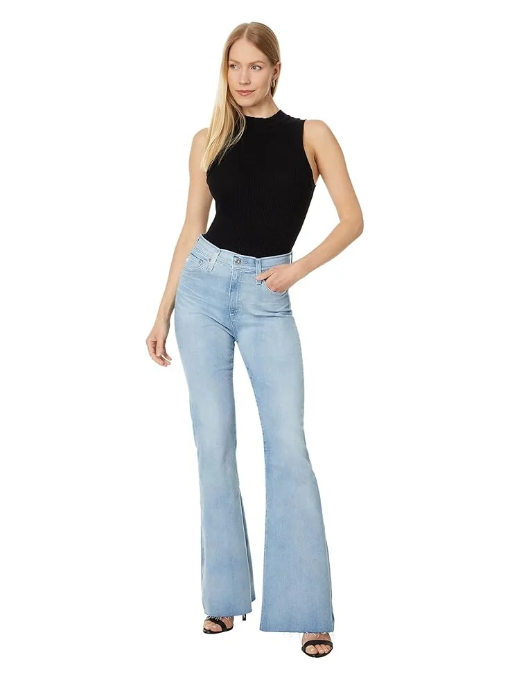 Джинсы AG Jeans Madi Super High Rise Flare in 24 Years Looking Glass, цвет 24 Years Looking Glass — изображение 4 из 4