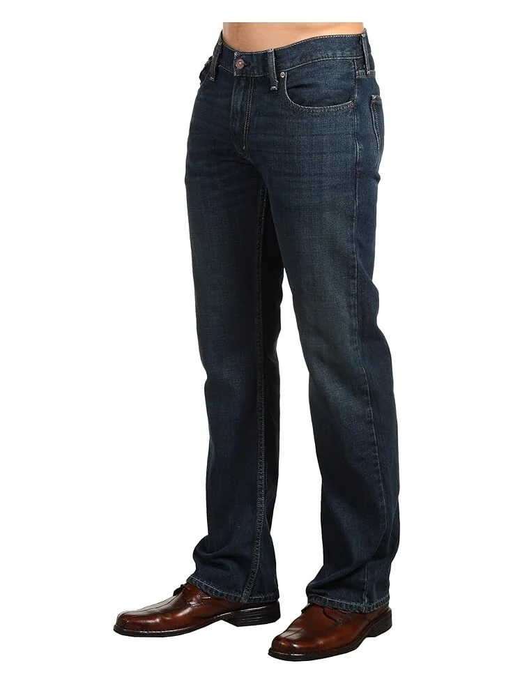 Джинсы Levi's Mens 527 Slim Bootcut — изображение 3 из 4, темно-синий индиго