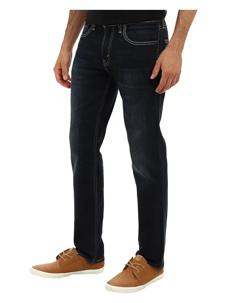 Джинсы Levi's Mens 511 Slim, классический темно-синий деним с легким эффектом поношенности — изображение 2 из 4, секуоя