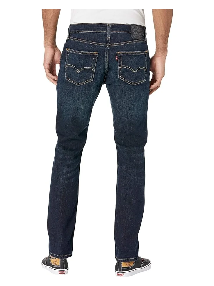 Джинсы Levi's Mens 511 Slim, классический темно-синий деним с легким эффектом поношенности — изображение 3 из 4, секуоя