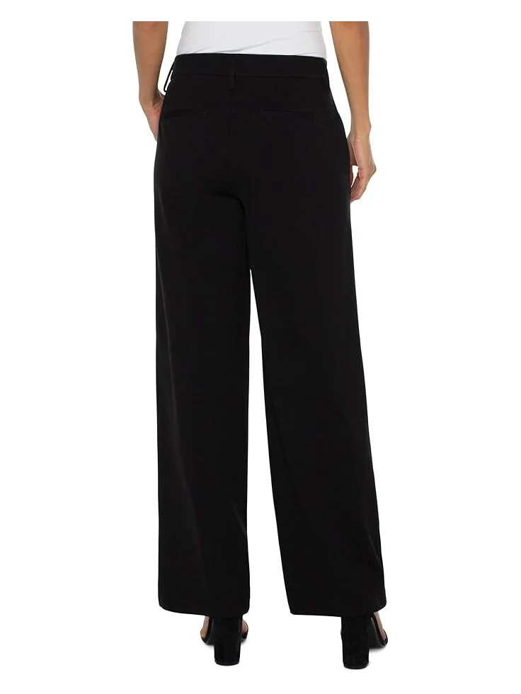 Брюки Liverpool Los Angeles Kelsey Wide Leg Trouser Ponte — изображение 2 из 3, черный