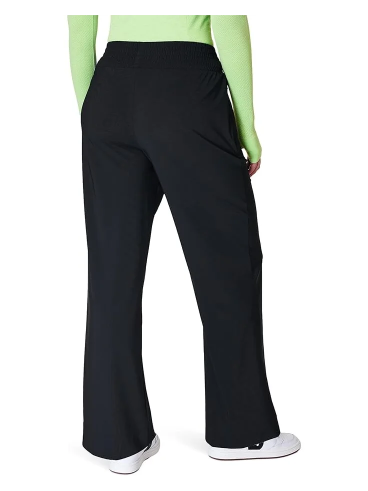 Брюки Sweaty Betty Explorer Wide Leg Track — изображение 2 из 4, черный