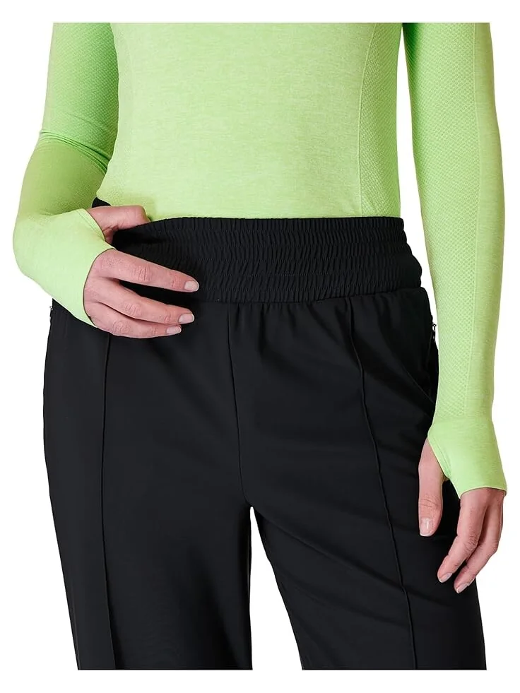 Брюки Sweaty Betty Explorer Wide Leg Track — изображение 3 из 4, черный