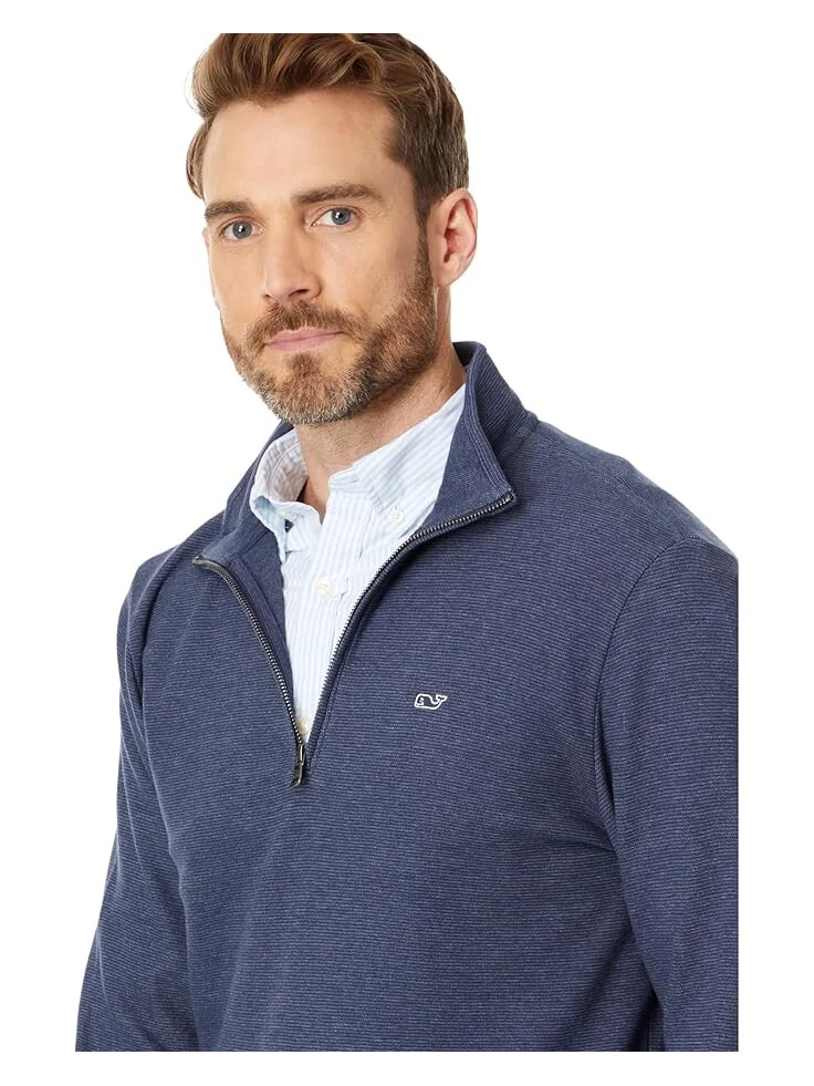 Толстовка Vineyard Vines Saltwater 1/4 Zip — изображение 3 из 4, глубокий залив