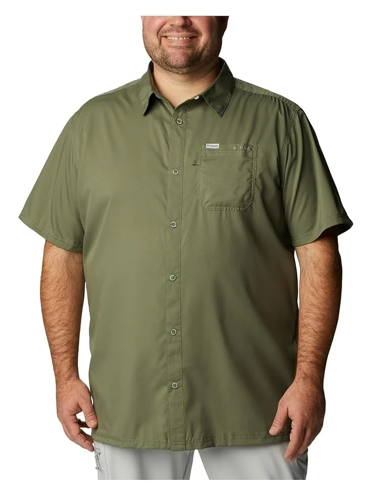 Рубашка Columbia Big & Tall Slack Tide Camp — изображение 1 из 4, кипарис