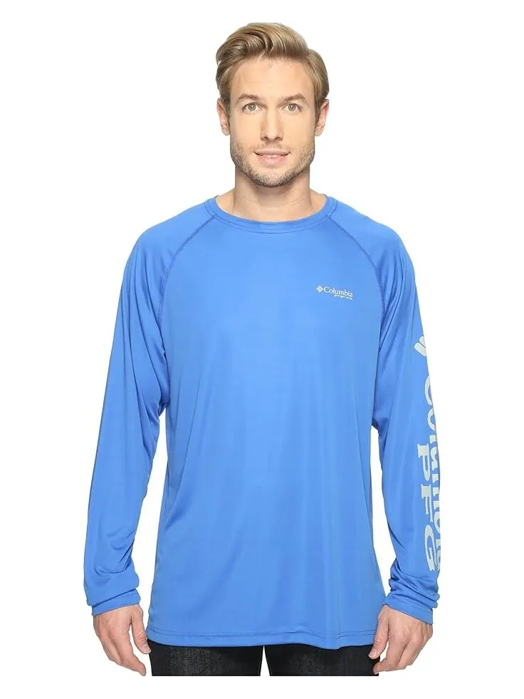 Рубашка Columbia Terminal Tackle L/S — изображение 1 из 4, синий/серый