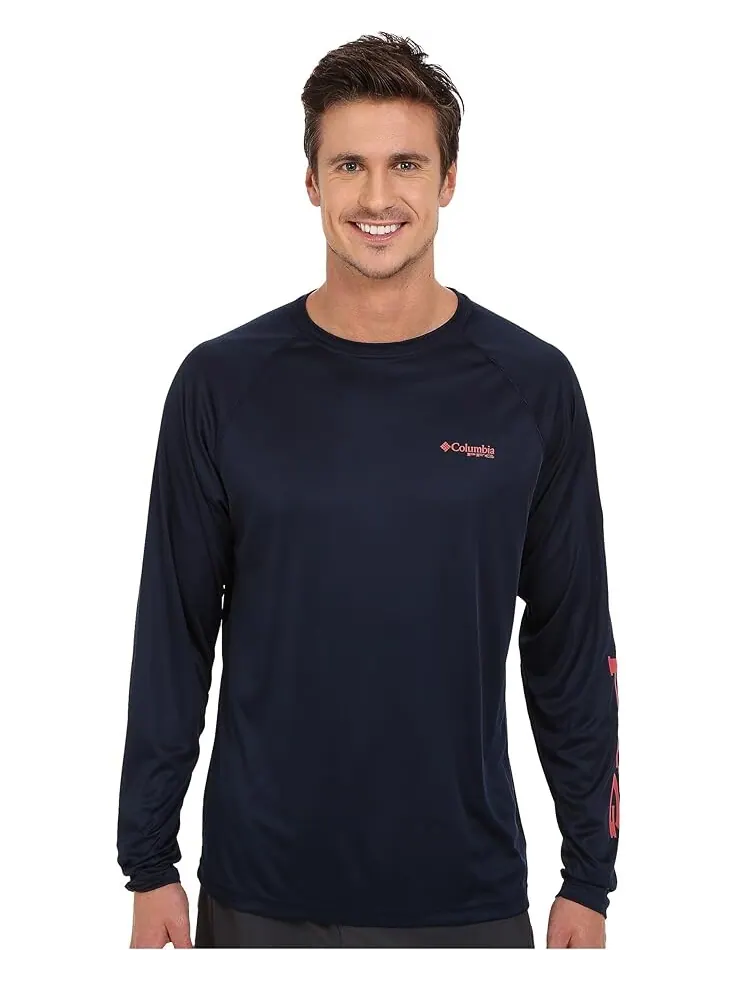 Рубашка Columbia Terminal Tackle L/S — изображение 1 из 4, темно-синий/красный