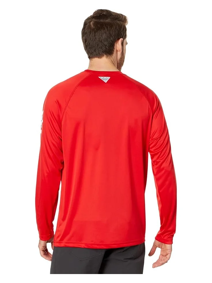 Рубашка Columbia Terminal Tackle L/S — изображение 2 из 4, красный/белый