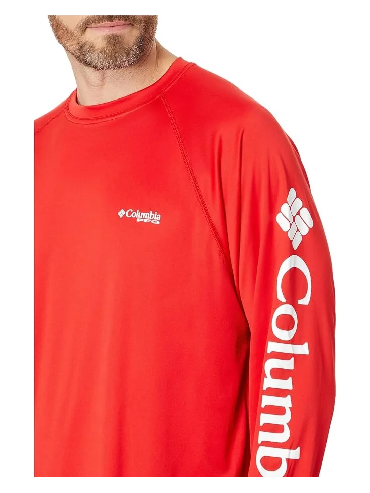 Рубашка Columbia Terminal Tackle L/S — изображение 3 из 4, красный/белый