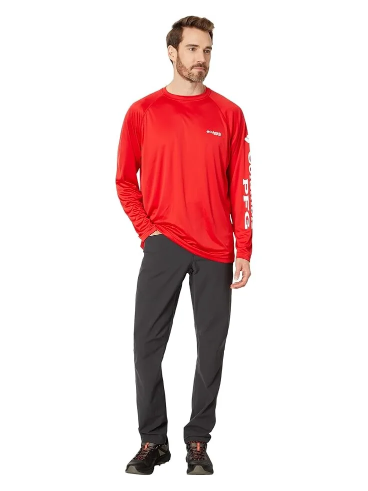 Рубашка Columbia Terminal Tackle L/S — изображение 4 из 4, красный/белый