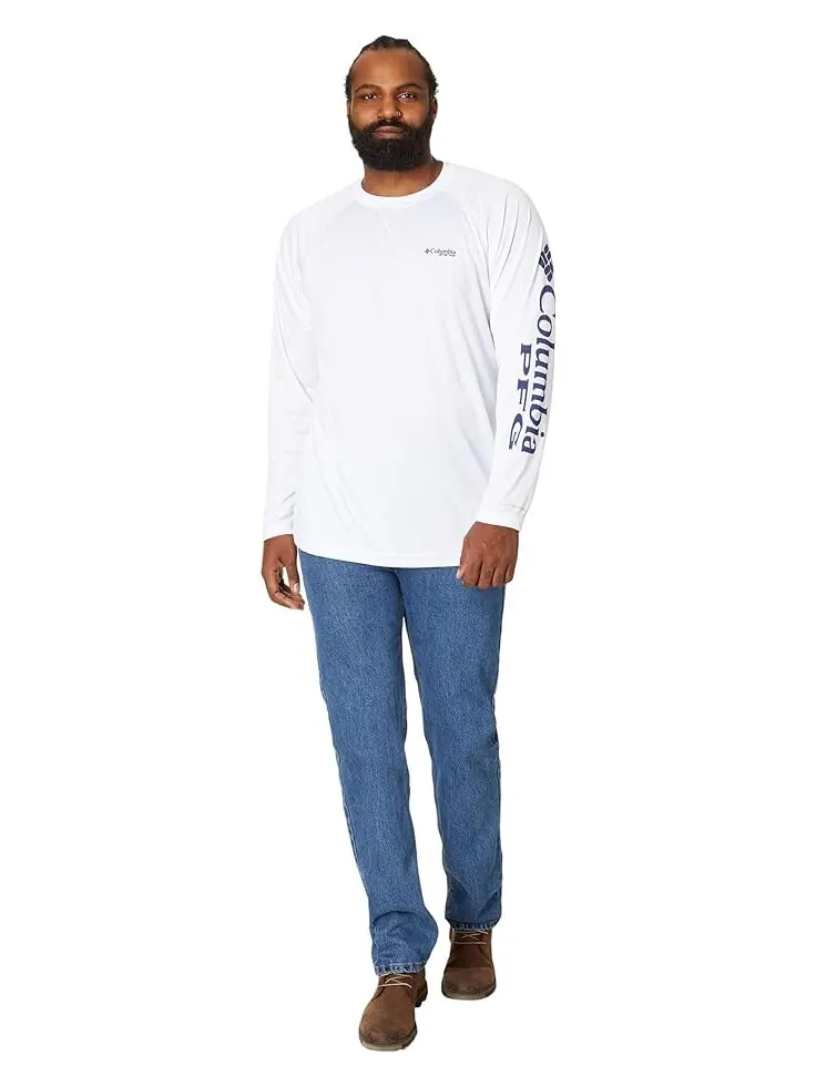 Рубашка Columbia Big & Tall Terminal Tackle L/S — изображение 4 из 4, белый
