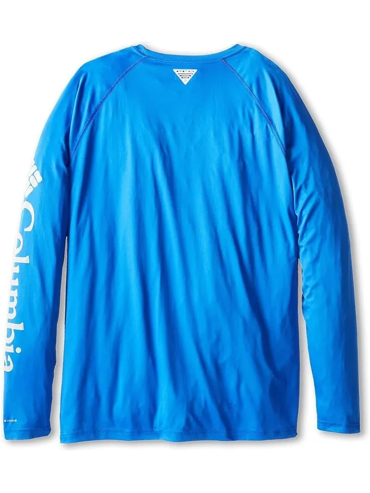Рубашка Columbia Big & Tall Terminal Tackle L/S — изображение 2 из 4, синий/серый
