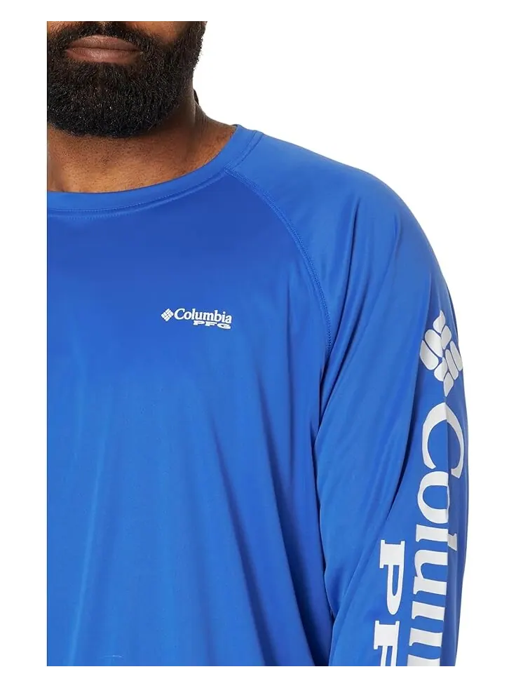 Рубашка Columbia Big & Tall Terminal Tackle L/S — изображение 4 из 4, синий/серый