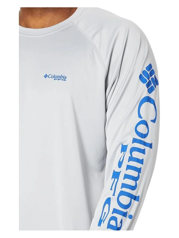 Рубашка Columbia Big & Tall Terminal Tackle L/S — изображение 3 из 4, серый/синий