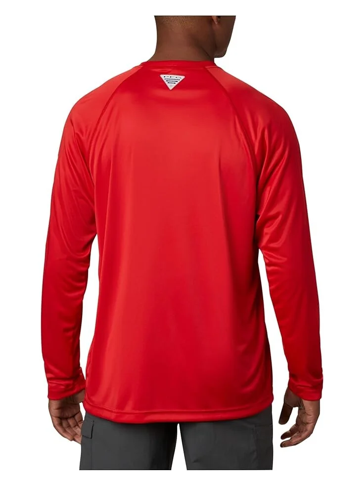 Рубашка Columbia Big & Tall Terminal Tackle L/S — изображение 3 из 4, красный/белый