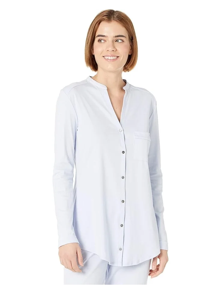 Пижама Hanro Pure Essence Long Sleeve — изображение 2 из 4, синий