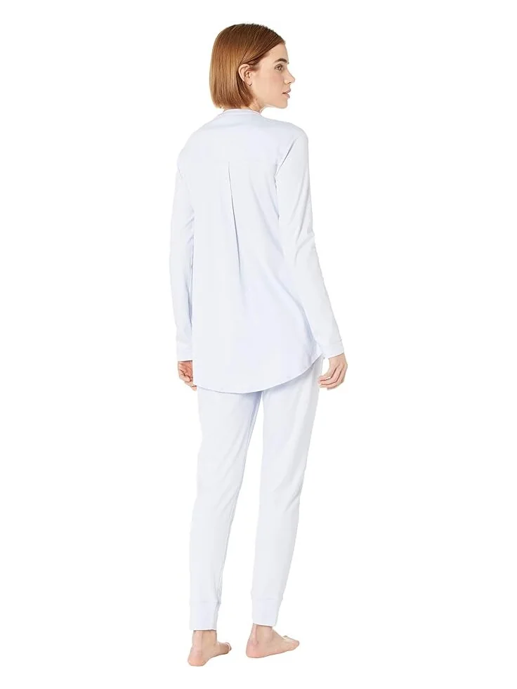 Пижама Hanro Pure Essence Long Sleeve — изображение 3 из 4, синий