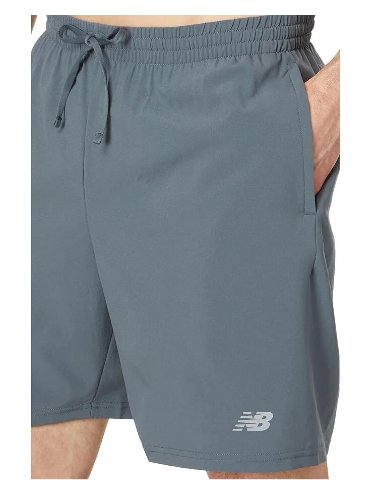 Шорты New Balance Sport Essentials Short 7" — изображение 3 из 4, серый