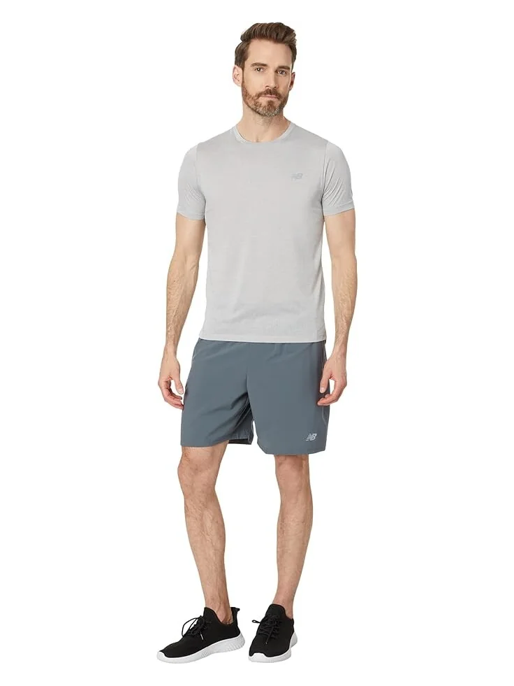 Шорты New Balance Sport Essentials Short 7" — изображение 4 из 4, серый
