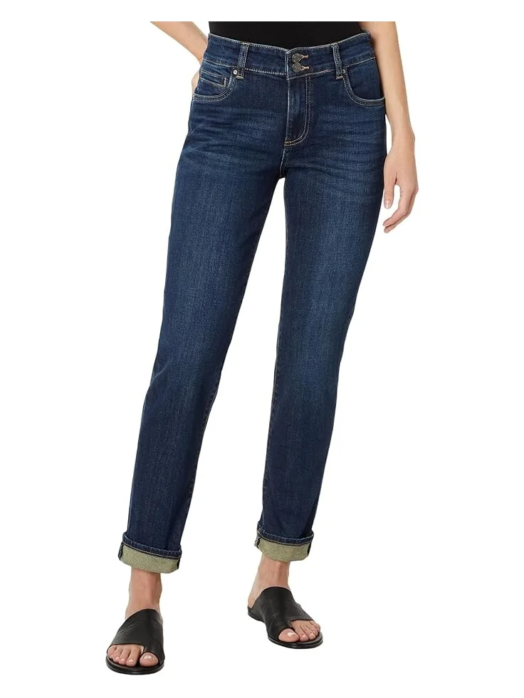 Джинсы KUT from the Kloth Catherine Boyfriend High Rise Double Button — изображение 1 из 4, королевский
