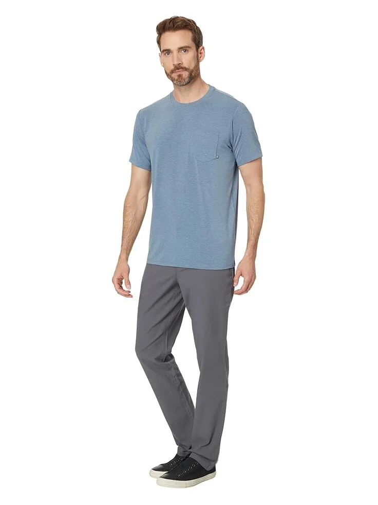 Футболка Free Fly Bamboo Flex Pocket Tee — изображение 4 из 4, синий