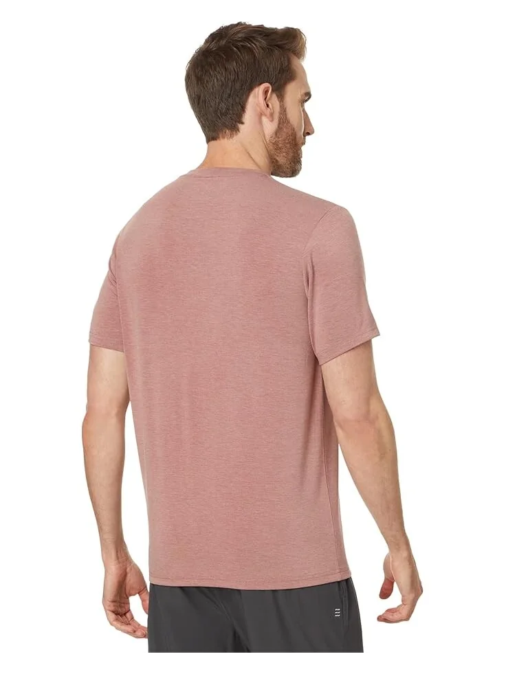 Футболка Free Fly Bamboo Flex Pocket Tee, цвет Heather Brick — изображение 2 из 4