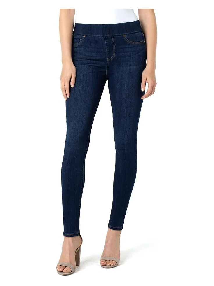 Джинсы Liverpool Los Angeles Sienna Pull on Skinny Jean, цвет Dynasty Dark