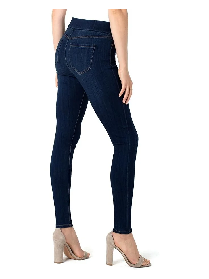 Джинсы Liverpool Los Angeles Sienna Pull on Skinny Jean, цвет Dynasty Dark — изображение 2 из 2