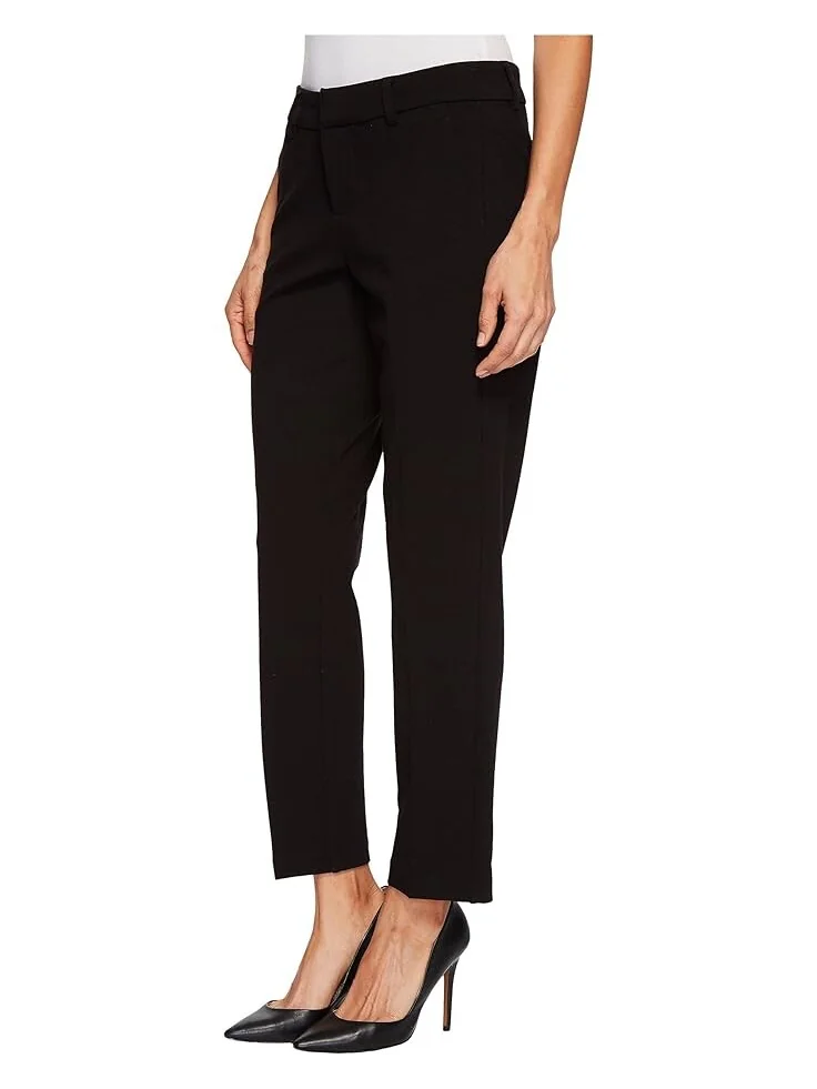 Брюки Liverpool Los Angeles Petite Kelsey Straight Leg Trousers in Super Stretch Ponte Knit — изображение 2 из 4, черный
