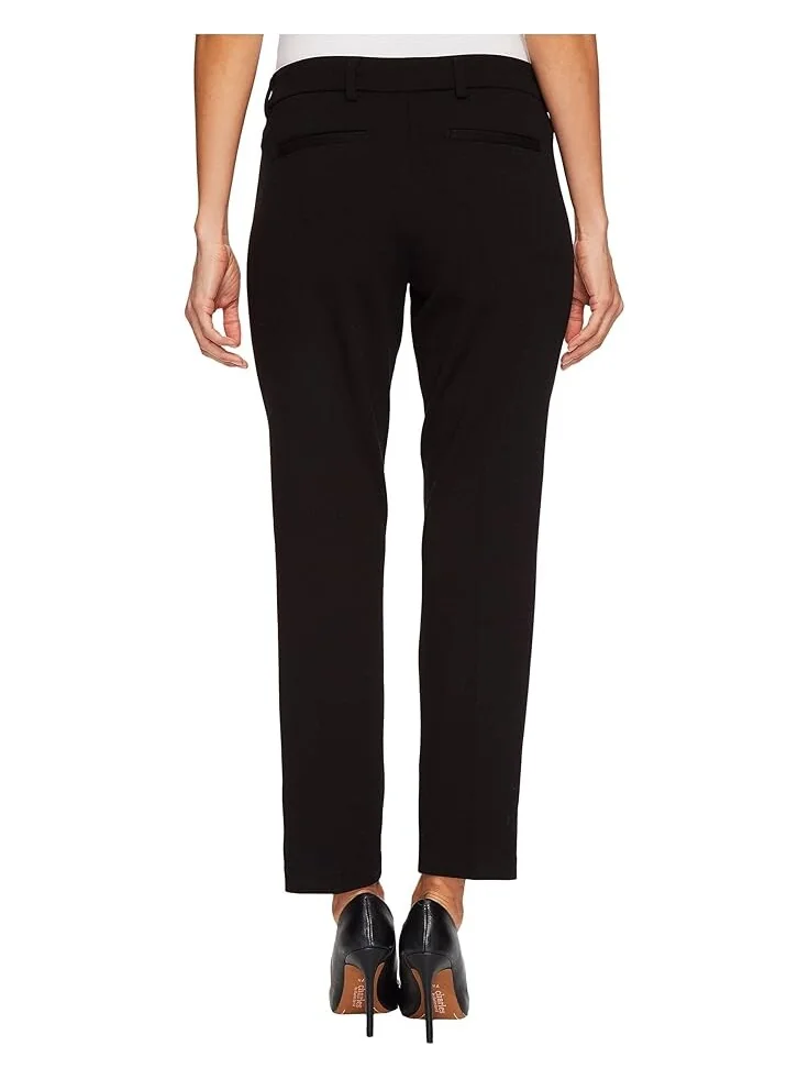 Брюки Liverpool Los Angeles Petite Kelsey Straight Leg Trousers in Super Stretch Ponte Knit — изображение 3 из 4, черный
