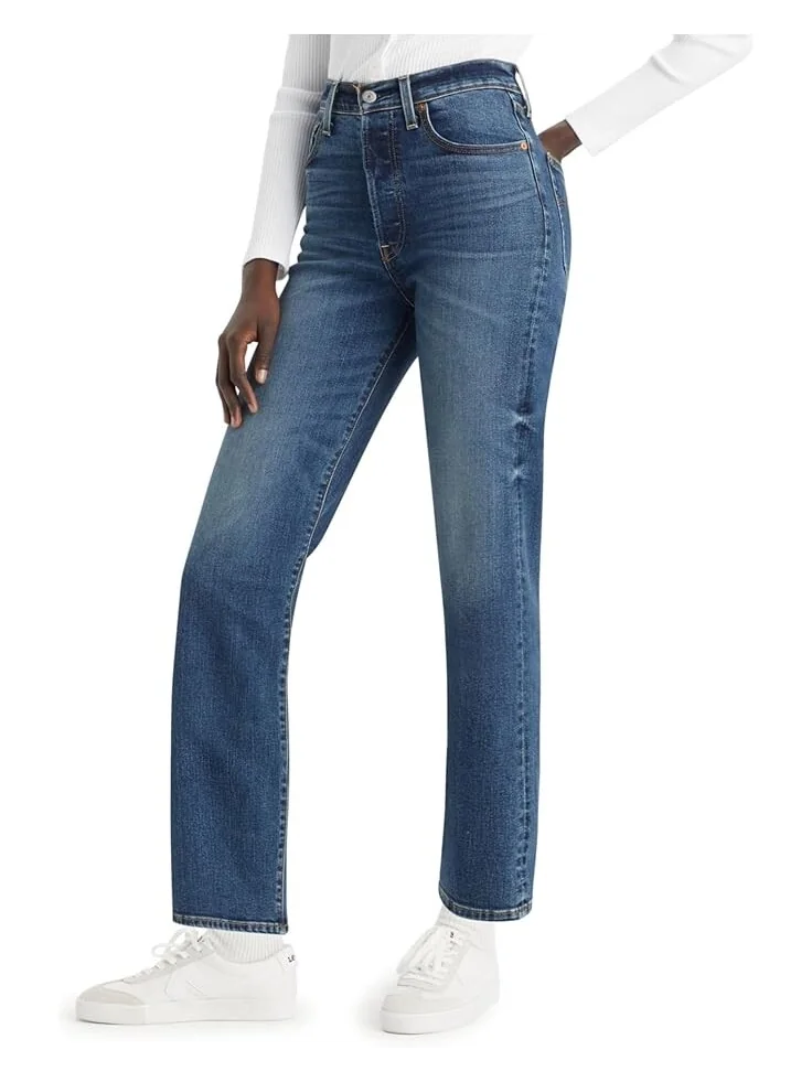 Джинсы Levi's Ribcage Straight Ankle, цвет Dial Up The Music