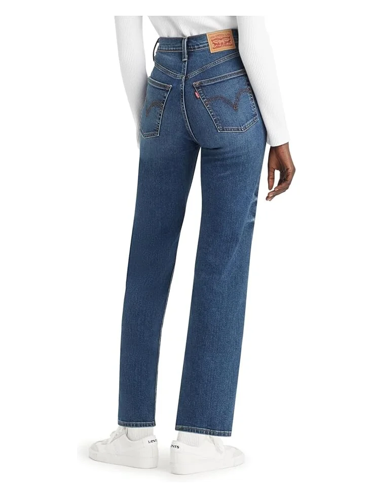 Джинсы Levi's Ribcage Straight Ankle, цвет Dial Up The Music — изображение 2 из 2