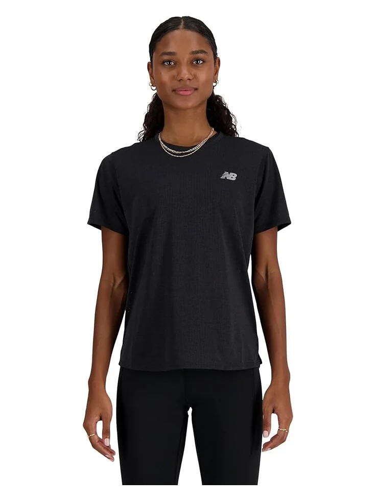 Футболка New Balance New Balance Athletics Heather — изображение 1 из 4, черный