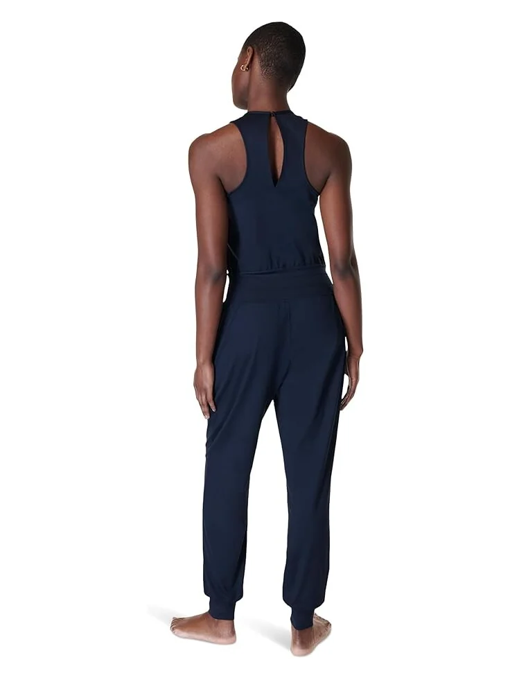Брюки Sweaty Betty Gaia Performance Yoga Jumpsuit — изображение 2 из 4, темно-синий