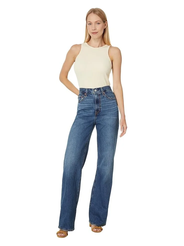 Джинсы Levi's Ribcage Wide Leg Jeans, цвет Polar Perimiter — изображение 4 из 4