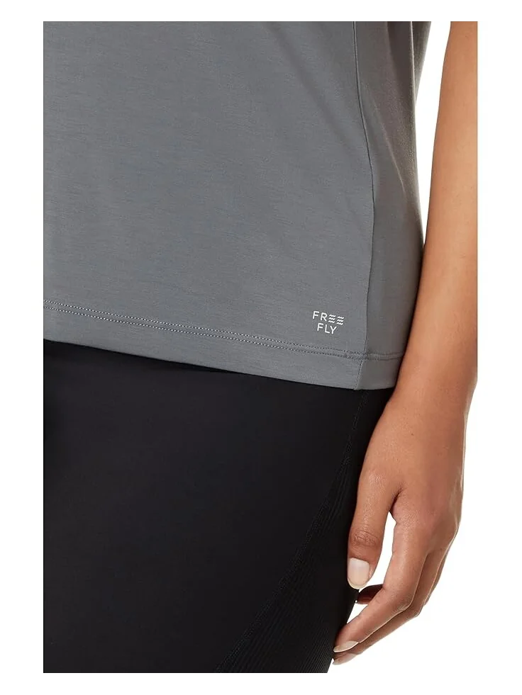 Футболка Free Fly Elevate Lightweight Tee — изображение 3 из 4, дымчатый