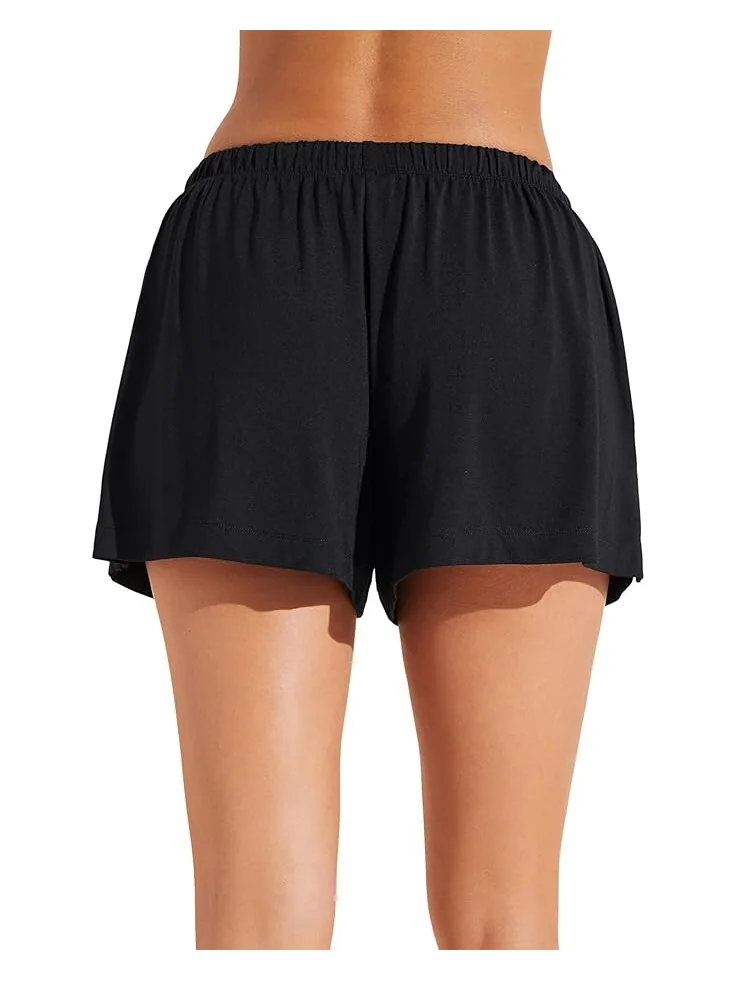 Шорты Eberjey Gisele Everyday Relaxed Shorts — изображение 2 из 3, черный