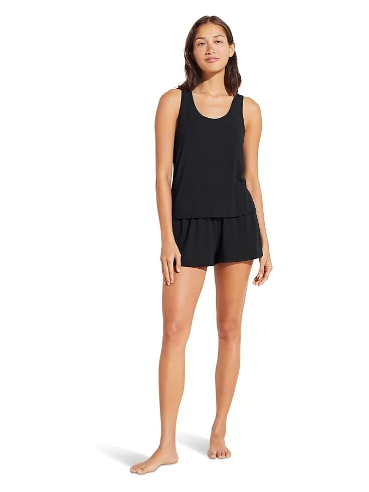 Шорты Eberjey Gisele Everyday Relaxed Shorts — изображение 3 из 3, черный