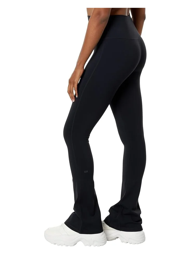 Брюки Splits59 Raquel High-Waist Supplex Flare - Short — изображение 2 из 4, черный